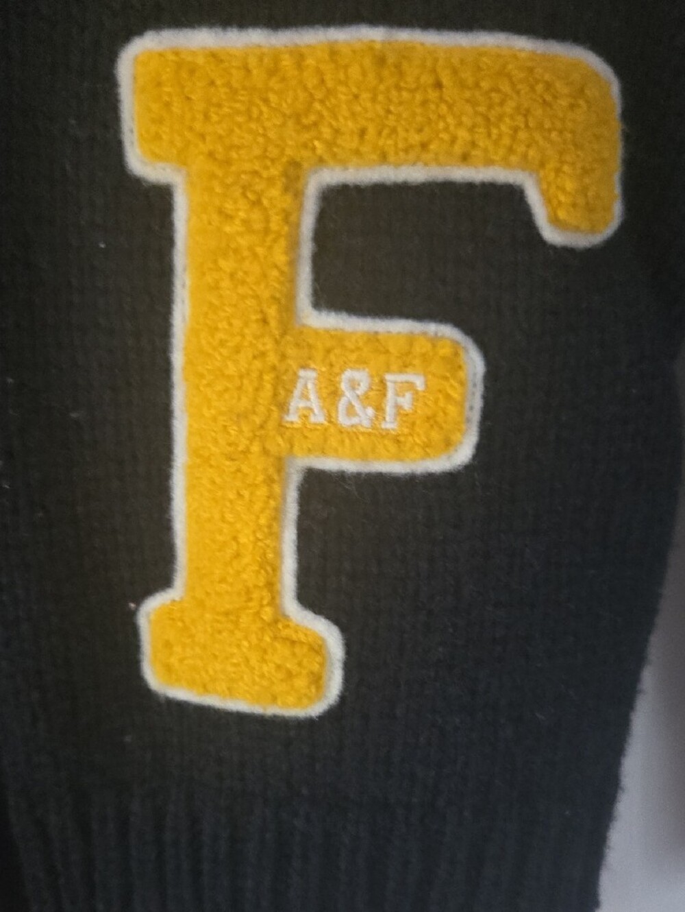 Abercrombie & Fitch Vintage 1990's Collegiate , Preppy Wool Blend Cardigan -s - Picture 6 of 12